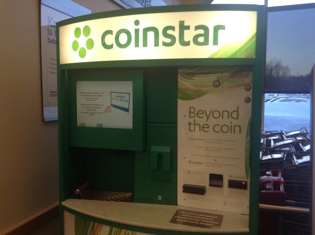 3. Use a Coinstar Machine or Coin-Counting Kiosk (Image Credits: Flickr)